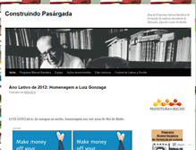Tablet Screenshot of construindopasargada.wordpress.com