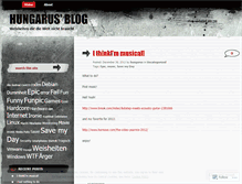 Tablet Screenshot of hungarus.wordpress.com