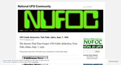 Desktop Screenshot of nufoc.wordpress.com