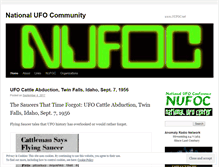 Tablet Screenshot of nufoc.wordpress.com