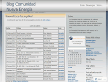 Tablet Screenshot of comunidadmisteriosnuevaenergia.wordpress.com