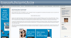 Desktop Screenshot of crossroadsboring.wordpress.com