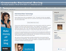 Tablet Screenshot of crossroadsboring.wordpress.com