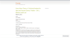 Desktop Screenshot of forexiz.wordpress.com