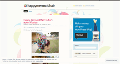 Desktop Screenshot of happymermaidhair.wordpress.com