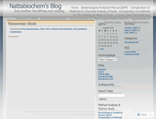 Tablet Screenshot of nattabiochem.wordpress.com