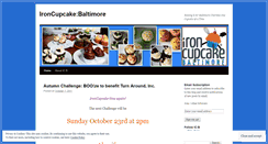 Desktop Screenshot of ironcupcakebaltimore.wordpress.com