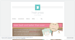 Desktop Screenshot of lovefreshpress.wordpress.com