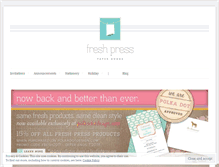 Tablet Screenshot of lovefreshpress.wordpress.com