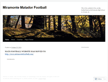 Tablet Screenshot of matsfootball.wordpress.com