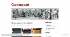 Desktop Screenshot of gardencourt.wordpress.com