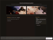 Tablet Screenshot of forcedentertainment.wordpress.com