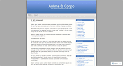 Desktop Screenshot of animacorpo.wordpress.com