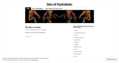 Desktop Screenshot of hydralisk.wordpress.com