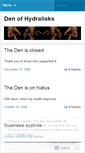 Mobile Screenshot of hydralisk.wordpress.com