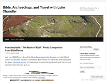 Tablet Screenshot of lukechandler.wordpress.com