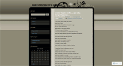 Desktop Screenshot of christinpisces.wordpress.com
