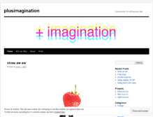 Tablet Screenshot of plusimagination.wordpress.com