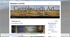 Desktop Screenshot of camphuijsenart.wordpress.com