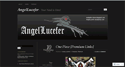Desktop Screenshot of angellucefer.wordpress.com