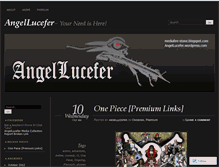 Tablet Screenshot of angellucefer.wordpress.com