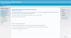 Desktop Screenshot of cristianomachado.wordpress.com
