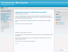 Tablet Screenshot of cristianomachado.wordpress.com