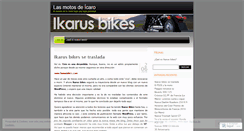 Desktop Screenshot of ikarusbikes.wordpress.com