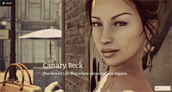 Desktop Screenshot of canarybeck.wordpress.com