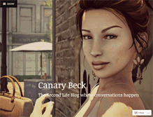 Tablet Screenshot of canarybeck.wordpress.com