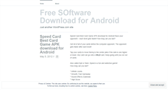Desktop Screenshot of freesoftwaredownloadforandroid.wordpress.com