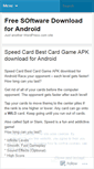 Mobile Screenshot of freesoftwaredownloadforandroid.wordpress.com