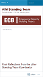 Mobile Screenshot of aimstandingteam.wordpress.com