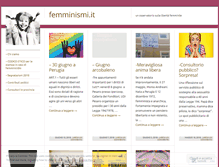 Tablet Screenshot of femminismi.wordpress.com