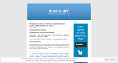 Desktop Screenshot of historiauff.wordpress.com