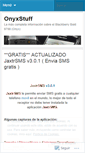 Mobile Screenshot of onyxstuff.wordpress.com