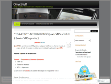 Tablet Screenshot of onyxstuff.wordpress.com