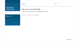 Desktop Screenshot of andreszamora.wordpress.com