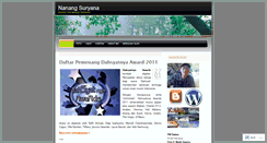 Desktop Screenshot of anangss.wordpress.com