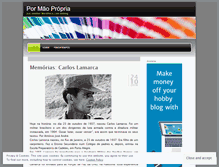 Tablet Screenshot of pormaopropria.wordpress.com
