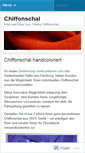 Mobile Screenshot of chiffonschal.wordpress.com