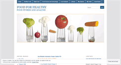 Desktop Screenshot of food4healthy.wordpress.com