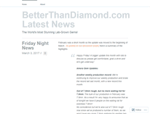 Tablet Screenshot of betterthandiamond.wordpress.com