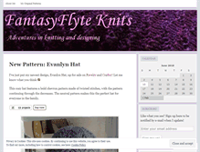 Tablet Screenshot of fantasyflyte.wordpress.com