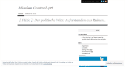 Desktop Screenshot of missioncontrol.wordpress.com