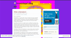 Desktop Screenshot of narasimhaye.wordpress.com