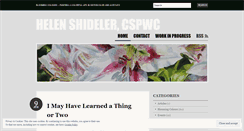 Desktop Screenshot of helenshideler.wordpress.com