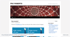 Desktop Screenshot of fratelroberto.wordpress.com