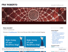 Tablet Screenshot of fratelroberto.wordpress.com