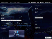 Tablet Screenshot of darkwaterreview.wordpress.com
